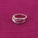 trendor 15577 Ladies' Ring with Diamonds Gold 333/8K Two-Tone Image 3
