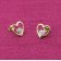 trendor 15584 Earrings 925 Silver Gold-Plated with Cubic Zirconias Image 2
