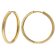trendor 15586 Earrings 925 Silver Gold-Plated Hoops Ø 20 mm Image 1