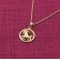 trendor 15560-01 Zodiac Capricorn Gold 333 with Garnet + Gold-Plated Chain Image 2
