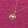 trendor 15560-05 Zodiac Taurus 333 Gold with Emerald + Gold-Plated Necklace Image 2