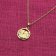 trendor 15560-06 Zodiac Gemini 333 Gold with Pearl + Gold-Plated Silver Chain Image 2
