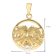 trendor 15560-06 Zodiac Gemini 333 Gold with Pearl + Gold-Plated Silver Chain Image 5