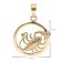 trendor 15560-11 Sternzeichen Skorpion Gold 333 mit Topas + vergoldete Kette Bild 5