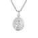 trendor 73570 Silver Necklace Diamond Angel Pendant Image 1