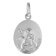 trendor 73570 Silver Necklace Diamond Angel Pendant Image 2