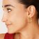 trendor 15600 Hoop Earrings for Women 925 Silver Gold-Plated Ø 30 mm Image 4