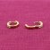 trendor 15609 Women's Hoop Earrings 925 Silver Gold-Plated Ø 15 mm Image 3