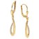trendor 15610 Women's Earrings 925 Silver Gold-Plated with Cubic Zirconias Image 1