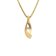 trendor 15618 Women's Necklace 925 Silver Gold-Plated with Cubic Zirconia Image 1