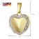 trendor 15632 Heart Locket Gold 333 / 8K with Gold-Plated Design Chain Image 7