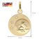 trendor 15588 Kid's Pendant Angel Gold 333 with Gold-Plated Silver Necklace Image 5