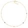 trendor 15649 Ladies' Necklace Gold Plated Silver with Genuine Colour-Stones Image 2