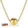 trendor 15653 Women's Necklace Gold Plated 925 Silver with Ball Image 5