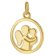 trendor 15655 Necklace 925 Silver Gold-Plated Pendant Angel with Child Image 2