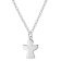 trendor 15657 Ladies' Necklace 925 Silver with Angel Pendant Image 1