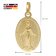 trendor 15722 Milagrosa Pendant Gold 585 (14 kt) Madonna Medal Image 4