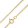 trendor 15725 Sturdy Necklace Gold 333/8K Box Chain Width 1.4 mm Image 1