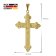 trendor 15762 Cross Pendant Gold 333/8K with Gold-Plated Silver Men's Necklace Image 6