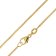 trendor 15770 Curb Chain 750 Gold 18 kt Flat Necklace 1.2 mm Wide Image 1