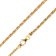 trendor 15777 Byzantine Chain Necklace Gold Plated 925 Silver Width 2.0 mm Image 1