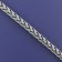 trendor 15864 Men's Necklace Oxidized Silver 925 foxtail Chain 5.1 mm Wide Image 3