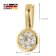 trendor 15877 Women's Diamond Pendant Necklace 0.20 ct Gold 585/14K Image 7