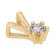 trendor 15878 Damen-Halskette mit Anhänger Diamant 0,20 Ct Gold 585/14K Bild 2