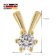 trendor 15878 Women's Diamond Pendant Necklace 0.20 ct Gold 585/14K Image 7