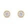 trendor 15881 Diamond Stud Earrings Yellow Gold 750/18K 0.35 carat Image 2