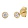 trendor 15880 Diamond Stud Earrings Yellow Gold 750/18K 0.25 carat Image 1