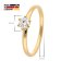 trendor 15895 Women's Ring with Diamond 0.25 ct Gold 585/14K Image 6