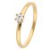 trendor 15888 Damen-Diamantring 585/14K Gold Brillant 0,14 ct Bild 1