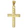 trendor 15907 Kreuz-Anhänger für Mädchen Gold 585 + vergoldete Silberkette Bild 2