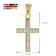 trendor 15907 Girls' Cross Pendant Gold 585 / 14K + Gold-Plated Silver Chain Image 6