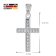 trendor 15906 Girls' Cross Pendant White Gold 585 / 14K with Silver Chain Image 6