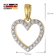 trendor 15910 Girls' Heart Pendant 333/8K Gold + Gold-Plated Silver Chain Image 6
