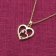 trendor 15914 Women's Heart Pendant Gold 333/8K + Gold-Plated Silver Chain Image 2