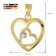 trendor 15914 Women's Heart Pendant Gold 333/8K + Gold-Plated Silver Chain Image 5