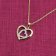 trendor 15912 Women's Heart Pendant Gold 333/8K + Gold-Plated Silver Chain Image 2