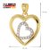 trendor 15912 Women's Heart Pendant Gold 333/8K + Gold-Plated Silver Chain Image 5