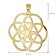 trendor 15923 Women's Necklace Mandala Gold Plated 925 Silver Image 5
