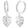 trendor 15933 Women's Earrings with Monstera Leaf 925 Silver Image 1