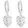 trendor 15933 Women's Earrings with Monstera Leaf 925 Silver Image 2