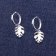 trendor 15933 Women's Earrings with Monstera Leaf 925 Silver Image 3
