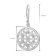 trendor 15935 Women's Earrings With Mandala Motif 925 Sterling Silver Image 6