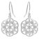 trendor 15937 Damen-Ohrringe mit Mandala-Motiv 925 Silber Ohrhänger Bild 2