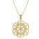 trendor 15950 Women's Necklace Mandala Gold-Plated 925 Silver Image 1