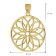 trendor 15952 Women's Necklace Flower of Life Gold Plated 925 Silver ⌀ 20 mm Image 5