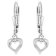 trendor 15957 Children's Earrings Hearts Silver 925 for Girls Image 2